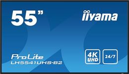 iiyama 55 3840x2160, 4K UHD IPS panel, 1% Haze, Landscape and, W128829870 (panel, 1% Haze, Landscape and Portrait mode, Speakers 2x 10W, VGA, 3x HDMI)