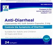 Quality Choice Loperamide 2mg Anti-Diarrheal 24 Count Softgel