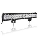 Willpower 20 Inch 126W LED Light Bar Flood Spot Combo Beam Off Road Driving Lights Waterproof Fog Work Lights for 4X4 Trucks Boat Car SUV ATV 12V 24V