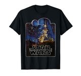 Star Wars Epic Classic New Hope Vintage Poster Badge T-Shirt