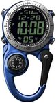 Dakota Digital Clip, Clip Watch, Alarm, Stopwatch, Timer and Dual Time Watch, Outdoor Gifts for Men and Women, Use for Fishing Hunting, and More, Tactical Digital Watch, Clip On Watch, Blue, Standard,