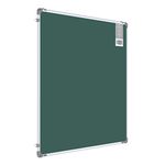 Pragati Systems® Genius Melamine (Non-magnetic) Green Chalkboard for Kids, Home, Study and School (GCHB90120) with Lightweight Aluminium Frame, 3x4 Feet (Pack of 1)