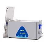 DK SONIC Industrial Ultrasonic Cleaner, 22L 480W Sonic Cleaner with Heater &l Timer, Digital Control for Motorcycle Engines, Carburetors, Chains (Includes Basket)