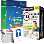 PassPro® 2024 Driving Theory Book Test Kit: Official DVSA Highway Code Book 2024 UK Edition + Know Your Traffic Signs + 132 Road Sign Flash Cards – Theory Test Book 2024 UK DVLA Kit, Learner Drivers