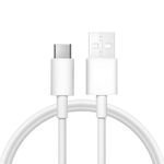 Original Vivo 44W Flash Type C Mobile Data Charging Cable for Vivo V30/V29/V28/V27/V25/V23e/V23 pro/V21 5G/Iqoo Neo 9 pro/12 5G/Neo 7 pro/Z7/Z7S/Z6 Lite/11/Z6/T2/Iqoo 9,USB-C Y Series Support- White