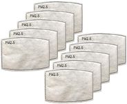 50 x PM2.5 Activated Carbon Filters 5 Layers Replaceable Filters for Face Coverings Cotton Cover Mask Inserts - Skootway - UK Seller