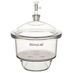 stonylab Glass Vacuum Desiccator, L