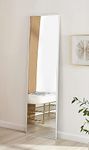 Furniturebox UK Wall Mirror - Emma White Metal Extra Large Rectangular Mirror - Perfect for Living Room, Bedroom, Hallway - Modern Elegant Simple Scandi Industrial Mirror (170 x 50cm)