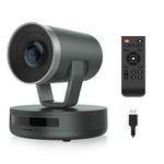 V410 PTZ Camera, 2K 10x Hybrid Zoom Video Conference Webcam, AI-Powered Noise Cancellation, 4 Preset Positions, 120° FOV, Remote Control for Zoom/Teams/Google Meet