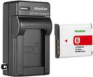 Kastar Battery + Charger Replacement for Sony CyberShot DSC-N1 N2 DSC-T100 DSC-T20 DSC-W170 DSC-W210 DSC-W220 DSC-W230 DSC-W290 DSC-W30 DSC-W35 DSC-W40 DSC-W50 DSC-W55 DSC-W70 DSC-W80 DSC-W85 DSC-W90