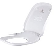 Kohler PureClean Bidet Toilet Seat - Square Shaped, White - Toilet Seat for Bathroom - Retractable Wand with Front and Rear Wash - Adjustable Spray Position and Pressure - Quiet Closing Seat 8196IN-0