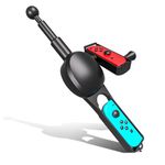 Fishing Rod for Nintendo Switch/ Switch OLED, Fishing Game Accessories Compatible with Legendary Fishing, Bass Pro Shops: The Strike & Fishing Star World Tour, Ideal for Family Fun & Gifting