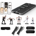 INNODIGYM P1 Lite Plus Ultra-Thin Wall-mountable Smart Home Gym, 133 lbs Adjustable Digital Weight, Total Body Strength Training, 4 Modes Cable Weight Machine,Smart Trainer Equipment with Free APP