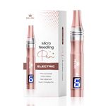 MNMK Professional Microneedling Derma Pen for Face & Hair | Wireless Nano Skin Repair Device | Acne Scar Removal, Pore Tightening, Anti-Aging | Adjustable Speed & Depth | Home & Salon Use
