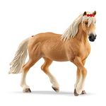 Schleich Horses 2023, Horse Club, Horse Toys for Girls and Boys Haflinger Mare Horse Toy Figurine, Ages 5+