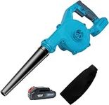 Cordless Leaf Blower, Compatible with MaKita Battery, 2-in-1 Lightweight Electric Garden Leaf Blowers & Vacuums, with 3.0Ah Battery & Charger, for Lawn Care Leaf Blowing, Car, Corner Dust Clearing