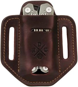 1791 EDC Multitool Sheath, American Leather, Multitool Pouch for Belts, Compatible with Heavy Duty Leatherman, SOG and Gerber Multitools - Easy Slide Holster, Burgandy