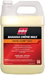 Malco Nano Care Banana Creme Wax - Deep Gloss Shine and Long-Lasting UV Protection/For Automotive, Marine and Industrial Finishes / 1 Gallon (197701)