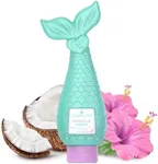 Glimmer Wish Mermaid Kids Shampoo, Paraben and Sulfate Free Shampoo for Soft and Manageable Hair, Kids Hair Care, Tropical Beach Scent, 12 Fl Oz