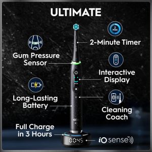 Oral-B iO10 Electric Toothbrush – Cosmic Black