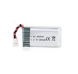 YUNIQUE GREEN-CLEAN-POWER - Advanced Lipo Battery 650mAh 3.7V 25C for Drone Syma X5C X5 | Compatible with Cheerson CX-30W, Wltoys F949 | Dimensions 44x25x10mm, Silver