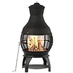 BALI OUTDOORS Wood Burning Fire Pit