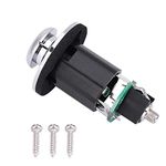 Endpin Jack, Endpin Jack Adapter Piezo Pickup Jack Audio Endpin Jack For Acoustic Guitar Built-In Rod Piezo Pickup 6.35mm Output 2.5mm Input Guitar Parts With 3 Mounting Screws