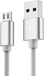 NWNK13 Micro USB Charging Cable for Huawei P Smart 2019 Y6 2019 Y5 2019 Y9 2019 Y7 2019 3.0A Nylon Braided Android Lead Fast Charging Data Sync Cable Cord 1mt 3.3ft