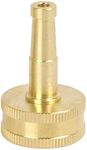 Rocky Mountain Goods Jet Nozzle for Garden Hose - Solid Brass Sweeper Hose Nozzle for High Pressure Cleaning - Leakproof Rubber Washer - Great for Cleaning Car, Siding, Driveway