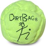 World Footbag Dirtbag Footbag 8-Panel Synthetic Suede and Sand Filled Hacky Sack Footbag | Neon Yellow