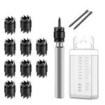 Seesii 13 Pcs Spot Weld Cutter Set, Double Sided Spot Weld Cutter 3/8 HSS Spot Weld Cutter Remover Drill Bits Hex Sheet for Power Drill Spot Welding