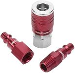 Legacy A73452D D 3Pc 0.6cm Red Coupler & Plug