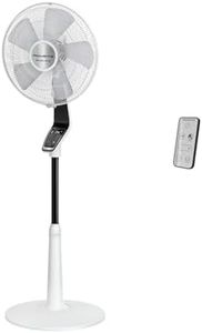 Rowenta Standventilator Turbo Silence Extreme, 14 Geschwindigkeitsstufen, 32 dB Silent Night Modus, Fernbedienung, Oszillation, höhenverstellbar, Luftzirkulation bis 8,2 m, weiß, VU5690F0