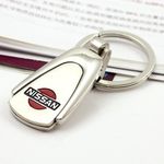 NISSAN Strong Metal Car Keyring Gift Box Silver Color