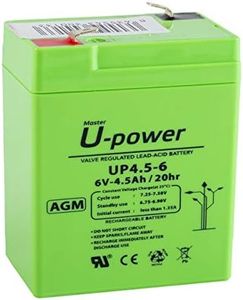 Master U-Power Bateria Plomo Agm 4,5Ah 6V