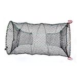 Fishing Net,Crayfish Trap,Lobster Hoop Net,Collapsible Fishing Net Crawfish Traps,Portable Folding Fish Net Cage Lobster Crayfish Crab Shrimp Fish Trap Shrimp Cast Mesh Trap Fishing Equipment(25cm)