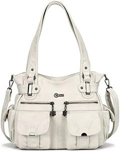 Purses and Handbags for Women Large Hobo Shoulder Bags Soft PU Leather Multi-Pocket Tote Bag