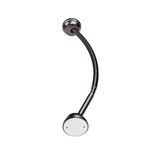 Zenna Home No Drill Curved Shower Curtain Rod, 32-40 Inches Adjustable Shower Rod for Small Tubs or Showers, Easy Install, Choice of No Drilling Tension or Wall Mount, Rustproof, Bronze