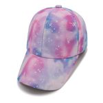 VRITRAZ Stylish Kids Baseball Caps for Girls, 6 to 14 years (Fog Multi)