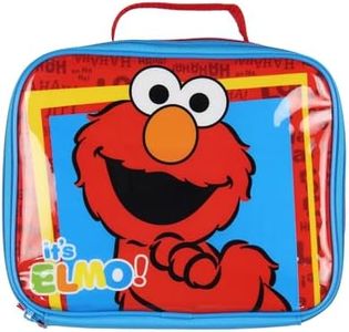 INTIMO Sesame Street It's Elmo HAHA LOL Tossed Face Print Insulated Lunch Box Bag Tote