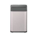 EKO - Echo Sensor Bin - Rechargeable and Water-Resistant Technology - Perfect for Bathroom & Home, Stainless Steel, 10 Litre