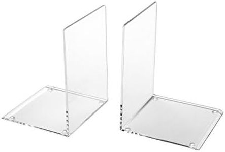 Osco - Sujetalibros de acrílico transparentes, ABE-1