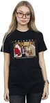 Friends Women's I Am The Holiday Armadillo Boyfriend Fit T-Shirt Black X-Large