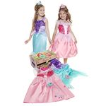 Disney Princess Ariel & Aurora Dress up Trunk Pretend Play Toys