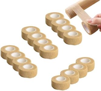 16 Packs, Magic Multi-Functional Tape, Sofa Chair Leg Floor Protector, no Limit Shape, Anti-hot Isolation, Door Handle Anti-Slip Anti-Collision, Table Corner Anti-Collision (Khaki)