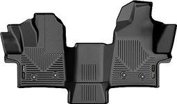 Husky Liners Weatherbeater Floor Mats | Fits 2022-2024 Ford Transit (All Models w/Vinyl Floors) | Front Row, 2-pc Black - 18781