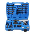 YILIKISS Air Hammer Chisel Kit, Heavy Duty Vibration Impact Air Pneumatic Hammer Handheld Chassis Repair Set for Motor Vehicles and Workshop Vehicles, with Carrying Case