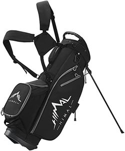 GoHimal 14-Way Golf Stand Bag, Golf Bag for Men with Stand- Lightweight & Durable Golf Club Bags for Men & Women （Black）