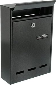Burg-Wächter POCKET 5871 E Steel Mailbox, Grey