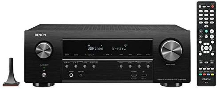 Denon AVR-S750H 7.2 Channel AV-Receiver, HiFi Amplifier, Alexa Compatible, 6 HDMI Inputs, 4K, Dolby Atmos & Vision, Bluetooth, Music Streaming, AirPlay 2, HEOS Multiroom